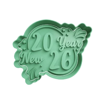 New Year Cortante Para Galletitas 2026