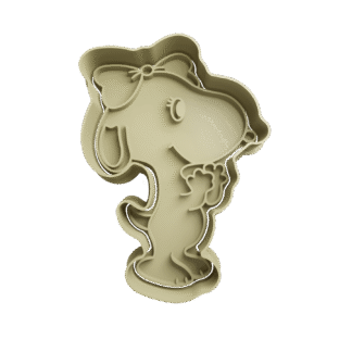 Fifi Novia De Snoopy Cortante Para Galletitas