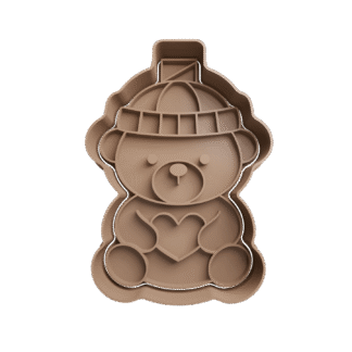 Osito Starbucks Cortante Para Galletitas