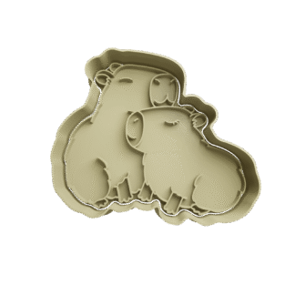 Carpinchos San Valentin Cortante Para Galletitas