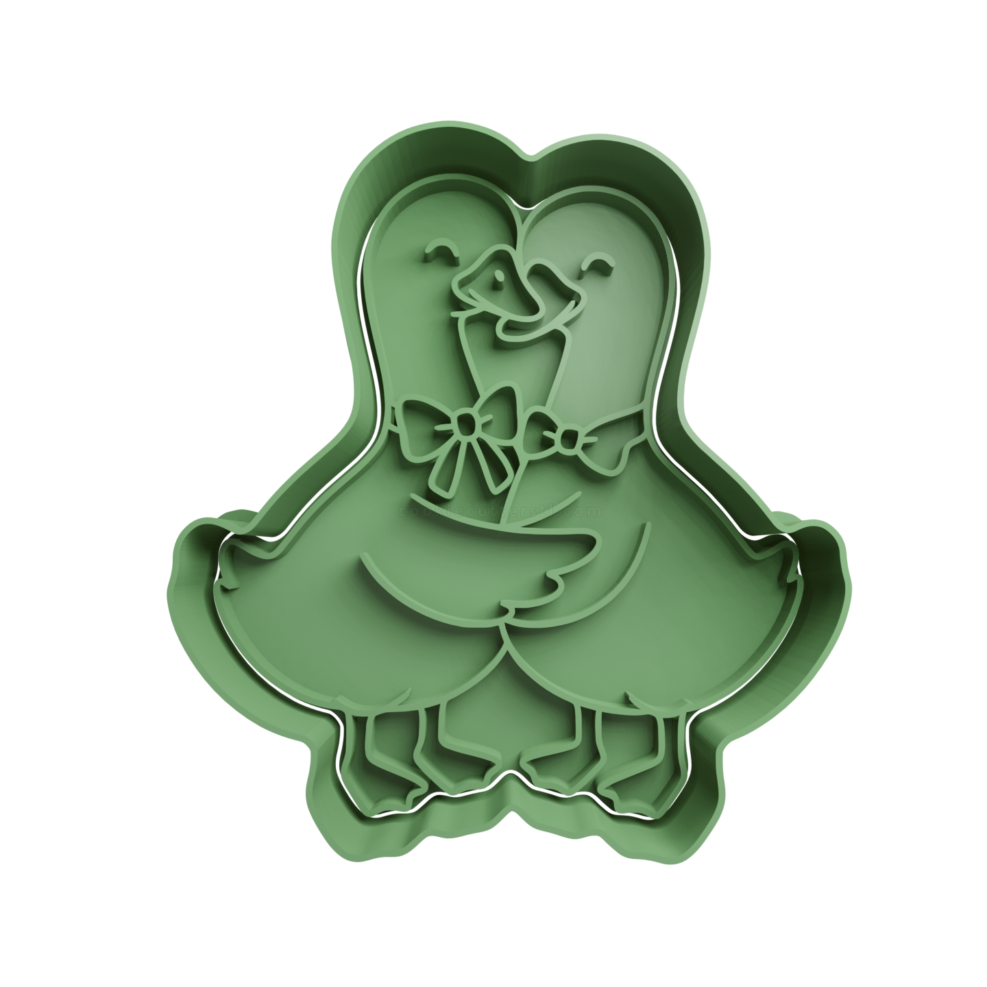 Patos Abrazandose San Valentin Cortante Para Galletitas 1 Cortantes Para Galletitas Patos Abrazandose San Valentin Cortante Para Galletitas