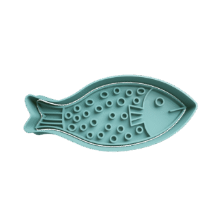 Pez Con Puntos Cortante Para Galletitas