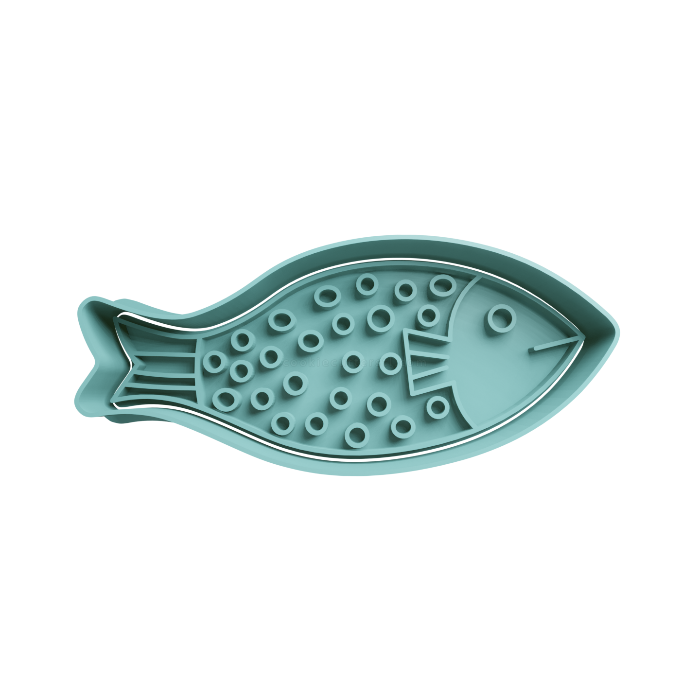 Pez Con Puntos Cortante Para Galletitas 1 Cortantes Para Galletitas Pez Con Puntos Cortante Para Galletitas