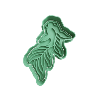 Pez Koi Cortante Para Galletitas