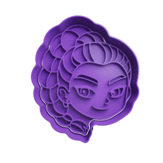 Rumi Guerrera Kpop Cortante Para Galletitas 4