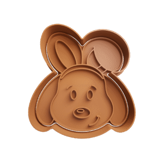 Snoopy Con Orejas Pascua Cortante Para Galletitas