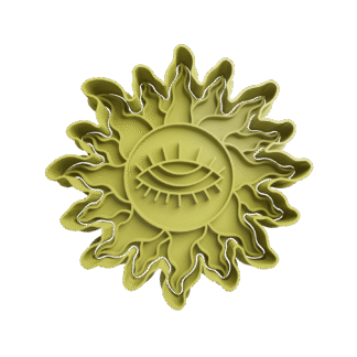Sol Con Ojo Cortante Para Galletitas