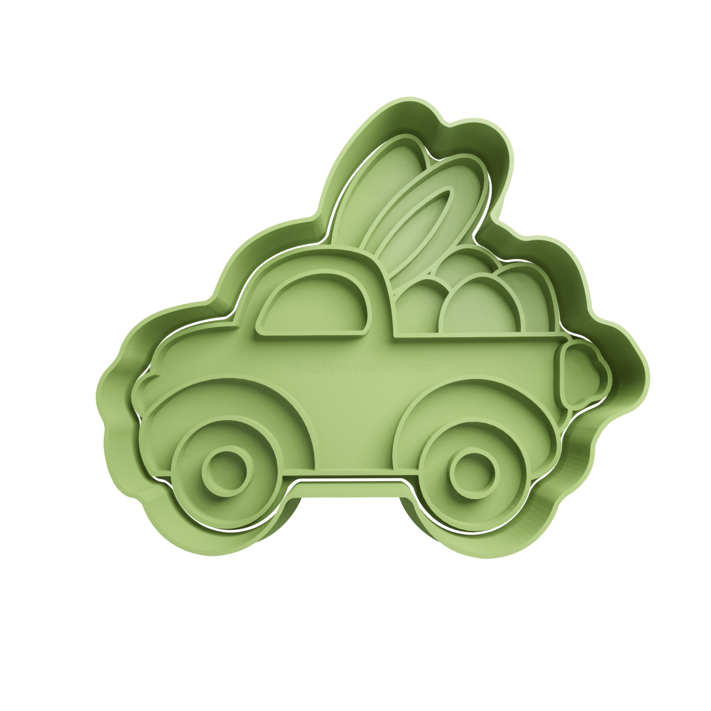 Auto Conejo De Pascua Cortante Para Galletitas 1 Cortantes Para Galletitas Auto Conejo De Pascua Cortante Para Galletitas