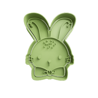 Cabeza De Conejo Pascua Cortante Para Galletitas