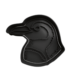 Cabeza De Pingüino Cortante Para Galletitas