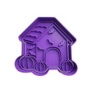Casa De Perro De Halloween Cortante Para Galletitas