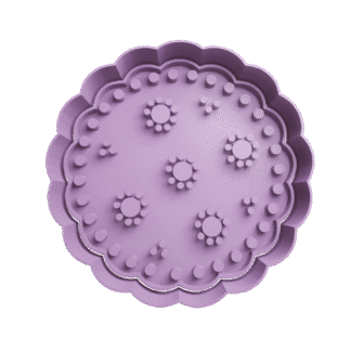 Circulo Con Puntos Cortante Para Galletitas 2