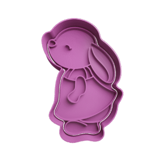 Conejita Pascua Cortante Para Galletitas