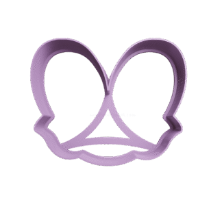 Orejas Conejo De Pascua Contorno Cortante Para Galletitas