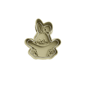 Conejo De Pascua Mini Cortante Para Galletitas