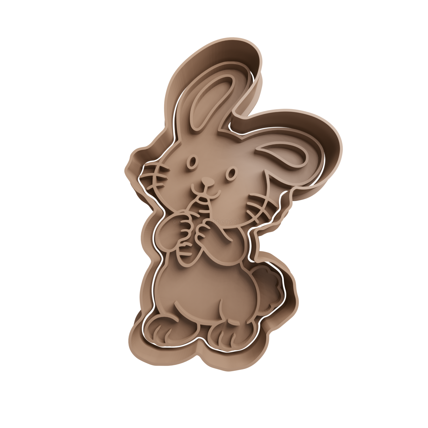 Conejo Comiendo Zanahoria De Pascua Cortante Para Galletitas 1 Cortantes Para Galletitas Conejo Comiendo Zanahoria De Pascua Cortante Para Galletitas