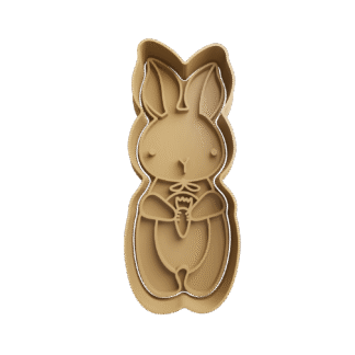 Conejo Con Zanahoria Cortante Para Galletitas