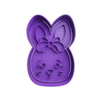 Conejo De Pascua Cabeza Cortante Para Galletitas