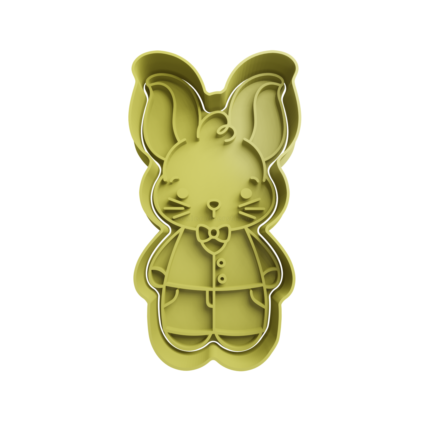 Conejo De Pascua Parado Cortante Para Galletitas 1 Cortantes Para Galletitas Conejo De Pascua Parado Cortante Para Galletitas