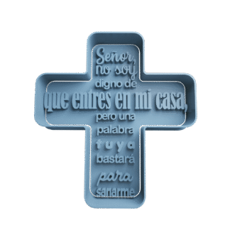 Cruz Señor No Soy Digno De Que Entres Cortante Para Galletitas