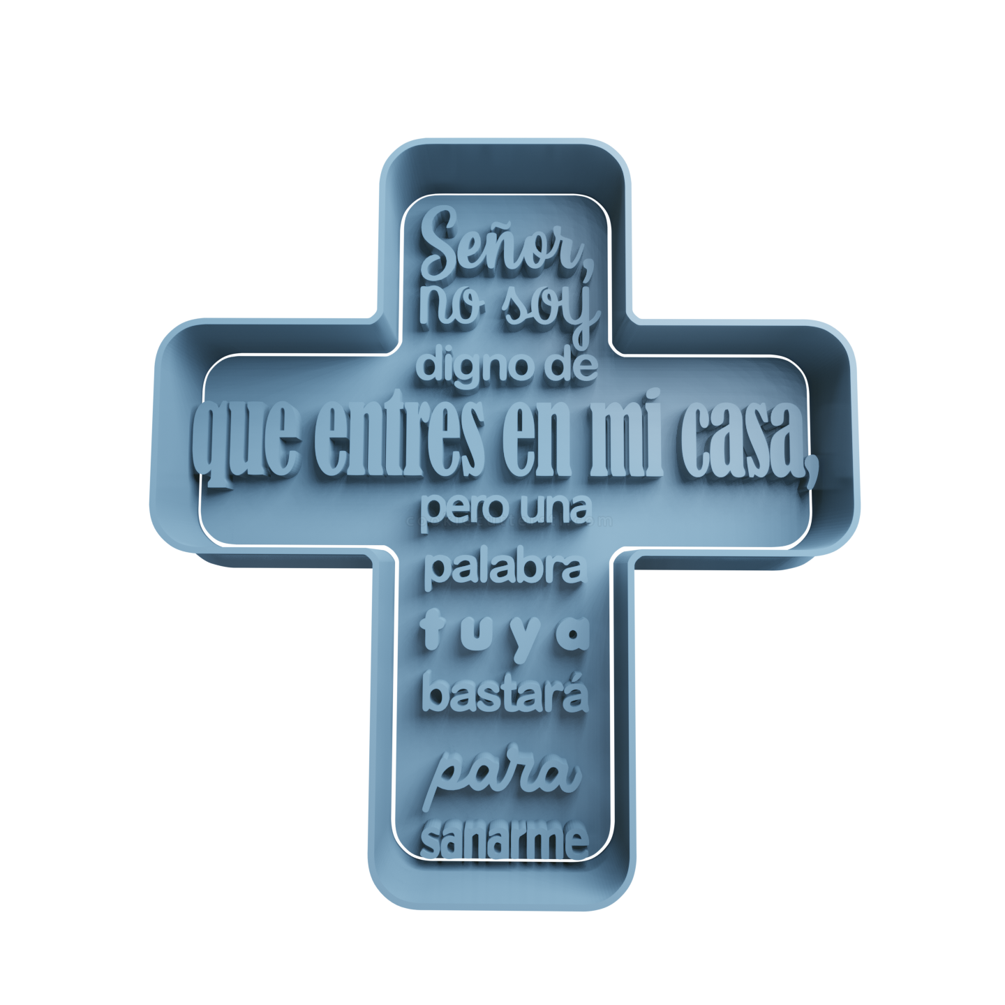 Cruz Señor No Soy Digno De Que Entres Cortante Para Galletitas 1 Cortantes Para Galletitas Cruz Señor No Soy Digno De Que Entres Cortante Para Galletitas