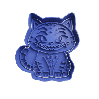 Gato Derpy Guerreras Kpop Cortante para Galletitas 3