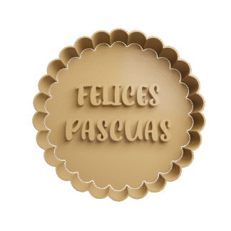 Felices Pascuas Cortante Para Galletitas