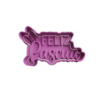 Feliz Pascua Cortante Para Galletitas