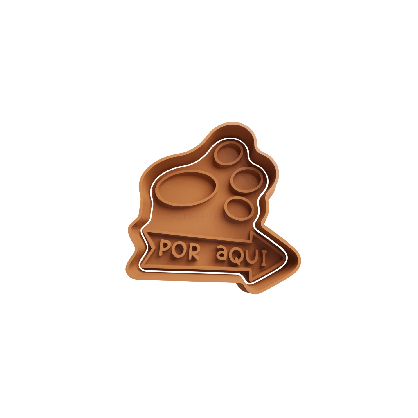 Huella De Conejo Mini Cortante Para Galletitas 1 Cortantes Para Galletitas Huella De Conejo Mini Cortante Para Galletitas