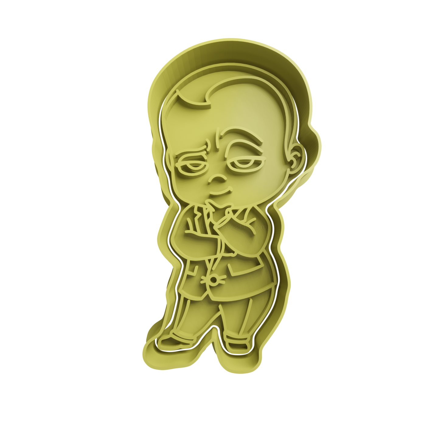 Jefe En Pañales Parado Cortante Para Galletitas 1 Cortantes Para Galletitas Jefe En Pañales Parado Cortante Para Galletitas