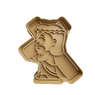 Jesus cargando la Cruz Cortante Para Galletitas