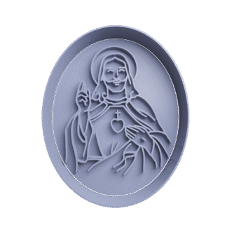 Sagrado Corazón de Jesús Cortante Para Galletitas