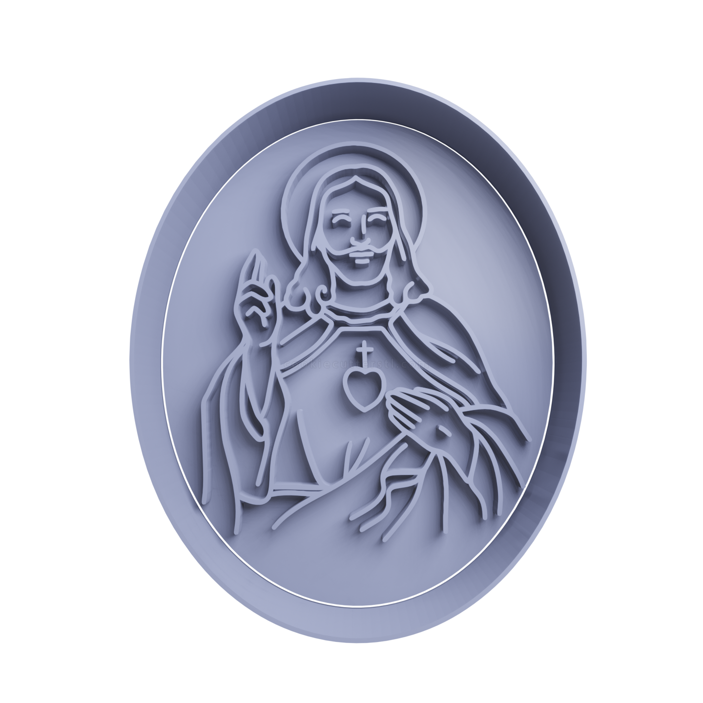 Sagrado Corazón de Jesús Cortante Para Galletitas 1 Cortantes Para Galletitas Sagrado Corazón de Jesús Cortante Para Galletitas