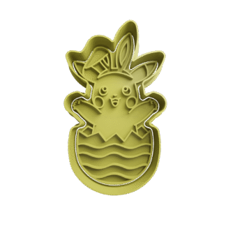 Pikachu Pokemon Pascua Cortante Para Galletitas