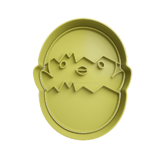 Pollito Pollo Saliendo De Huevo 2 Cortante Para Galletitas