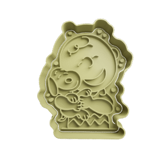 Snoopy Y Charlie Brown Cortante Para Galletitas