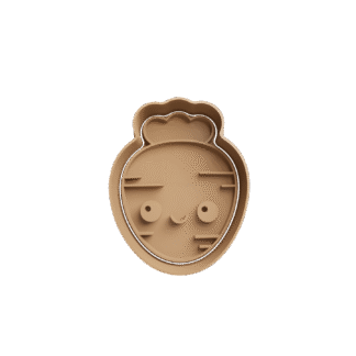 Zanahoria Con Carita Mini Cortante Para Galletitas