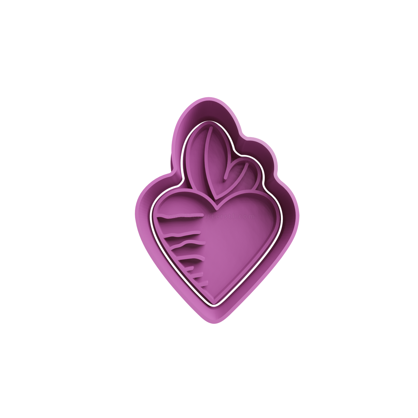 Zanahoria Con Forma De Corazon Mini Cortante Para Galletitas 1 Cortantes Para Galletitas Zanahoria Con Forma De Corazon Mini Cortante Para Galletitas