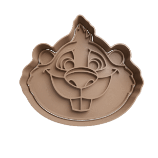 Nibbles Castor De Zootopia Cortante Para Galletitas