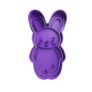 Conejo Parado Cortante Para Galletitas