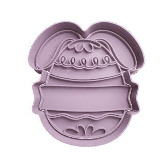 Huevo De Pascua Con Orejas Cortante Para Galletitas