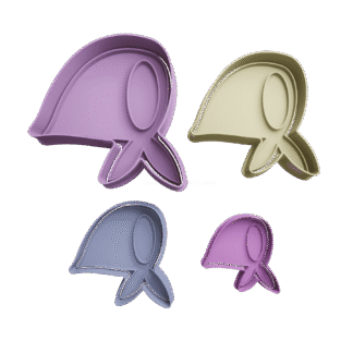 Set Pañuelos Abuelas de Plaza de Mayo Cortantes Para Galletitas