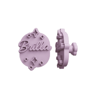 Sello Con Frase Brilla