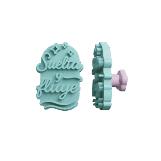 Sello Con Frase Suelta Y Fluye