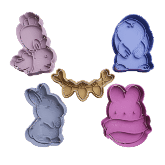 Set De Pascua Cortantes Para Galletitas