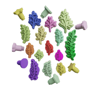 Set Sellos Plantas Para Ceramica, Galletitas, Mazapan y Mas x14