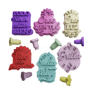Set Sellos Con Frases